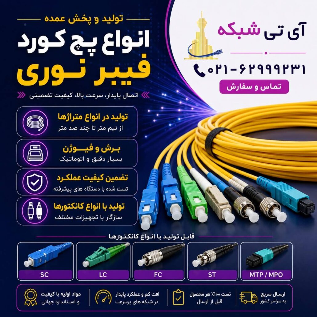 پچ کورد فیبر نوری